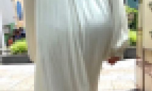 【透けエロ尻惜しい②】透け透けのガーゼワンピーズのエロさが飛び出る！エロＶ字パンティー【405】