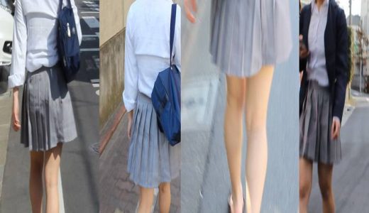 素足JKをストーカー