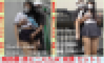 無防備　超ミニスカJK　痴漢 セット１