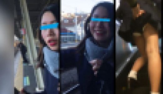 part6 めくられた美女Jちゃんと3人の可愛い子ちゃん達