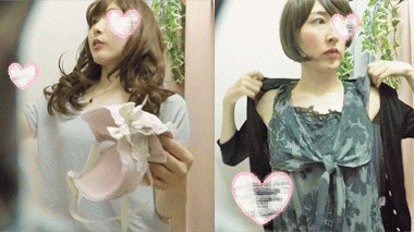 【セット売り！！　ー下カメ+顔周辺verー.】　　　美魔女のパンチラ　　　僕のお店の試着室　