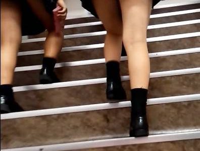 ﾐﾆﾐﾆﾐﾆｽｶ!!丸見え女良３人組＾＾