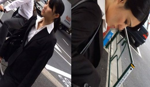 綺麗なリクルートお姉さんを赤外線で覗いてみた・・(リクスーの机の下編)