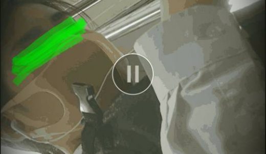 乗客に盗◯ばれ！？学生さんを痴◯逃げ～、、みたいな光景～(P限定)