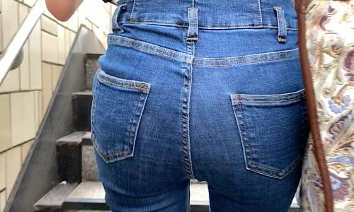 【デカ尻スキニー！】デカ尻スキニーデニム！騎乗位がエロい！エロい変態ＯＬの美尻で美人の肉尻を食す！【449】