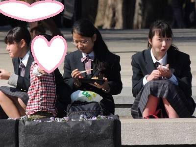 制服姿の女のコを撮影しました！！１２