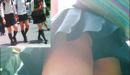 #810「これが超名門校夏服スカートの中身だ！」～61人目～３人でいたのにスカートが短いため一人だけ狙われたJK風