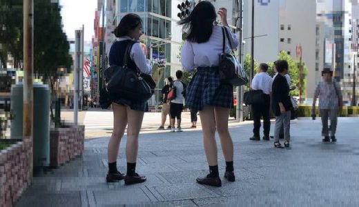 強風とJK　01