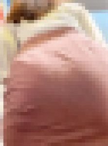 お姉さんの後ろ姿　１０２　OL　巨尻　階段上り　ピンク　爆尻　タイトスカート