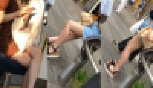 【足フェチ】2人の生足を見学