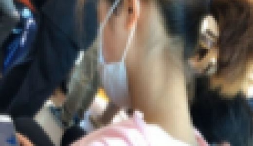 【うなじフェチ】若い娘の首筋と顔に興奮する【マスク美人】②