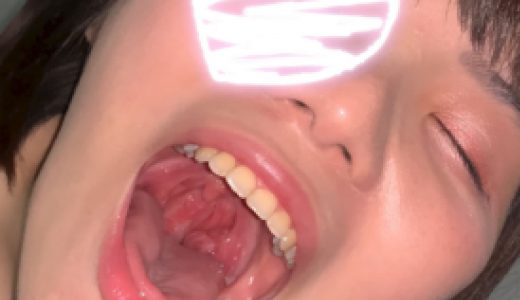 【個人撮影】ハスキーボイスな長ベロ娘の喉ちんこいじりと嗚咽　はるみ【Y-182】