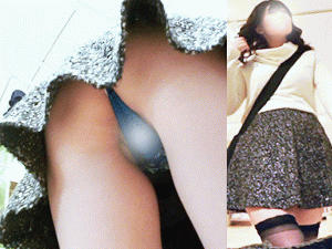 見えてはいけないモノが・・・Ｔバックのお尻とあられもない行動