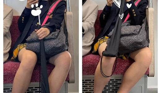 超絶JK風制服S級美女の対面エロ過ぎるミニスカ生足93後編