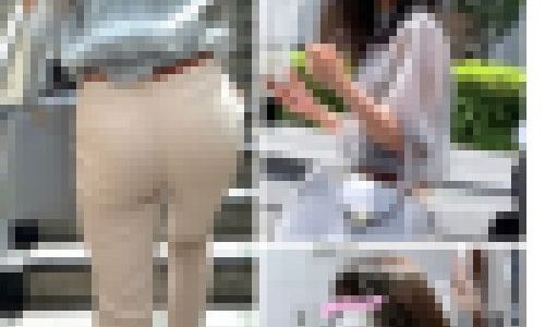 【丸の内美熟女のエロ尻】丸の内から来たドエロい熟OLの肉尻！パンティーラインをシッカリ拝む【495】
