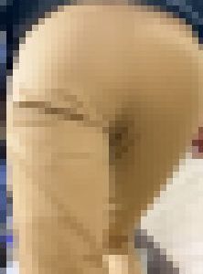 お姉さんの後ろ姿　１２８　OL　階段上り 下り　ツルピタ　パンツ