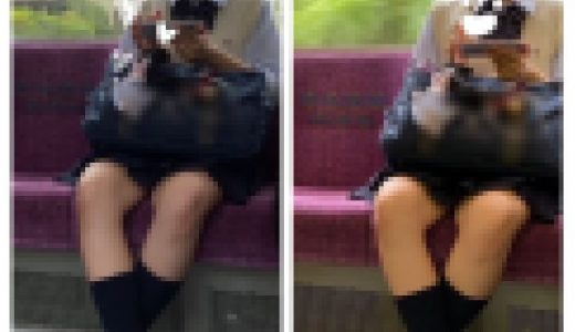 JK風制服美女の対面エロ過ぎるミニスカ生脚118