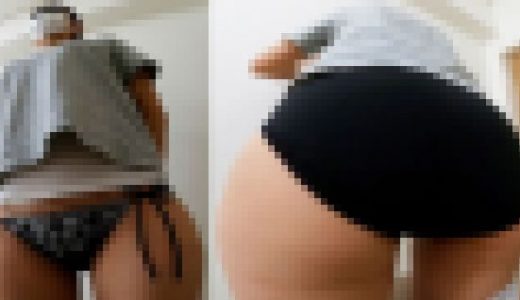 【ワンコイン人妻パンチラ】友達との食事なのに気合いの紐パン履いて行くハウスキーパーおばさん