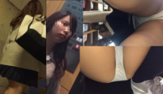小柄で可愛い女の子を陰湿スカートめくり盗撮!