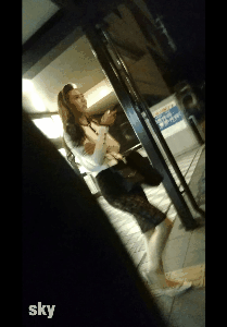 #透けパン　#スレンダーお姉さん　#再販