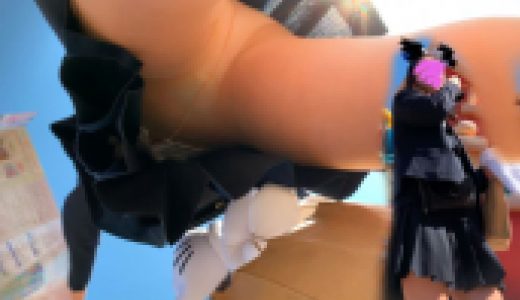 #2 夢の国の色気美女JKに声かけ逆さ。脚開きすぎ！がっつりフロント＆バック。