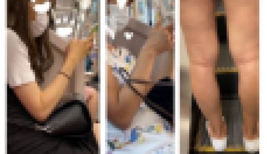 ２名の美人お姉さんのエロ過ぎる接近生足美脚264