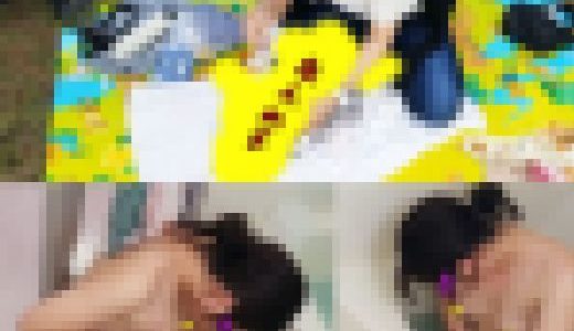 【個人撮影】子供を入れた後の妻の隠れオナニー⑨