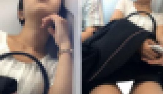 (電車対面）(顔出し）お仕事で死ぬほどお疲れ…パンストあんよをむき出しにしてぐったりするOLさんを…観察してみました!!