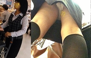 買い物中OLの（生）パンチラ 12&22 セット