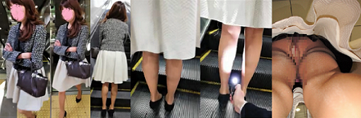 【OL・お姉様編】逆さの現場撮り(NO，266)