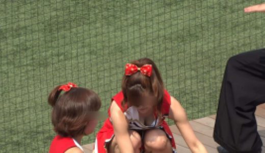 なにわガールズ４３４　最高学府 DE ハイキック！胸チラ！　百花繚乱や！