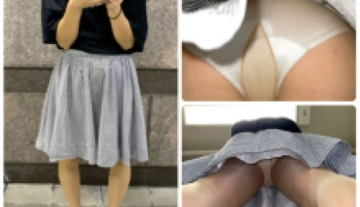 17C【だまし撮り】何も気付かないまま透けたナプキンを撮られる３日目