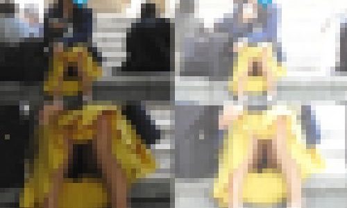 お座りお姉さん発見！！（ＦＨＤ）大変です！！パンツが見えてますよ１８５