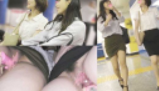 【ダブル痴漢】オフィス張り込みで一流企業OLの会社帰りを狙い打ち＊連結ローター＆バイブ同時責め＊連れ込みイラマ【高画質】