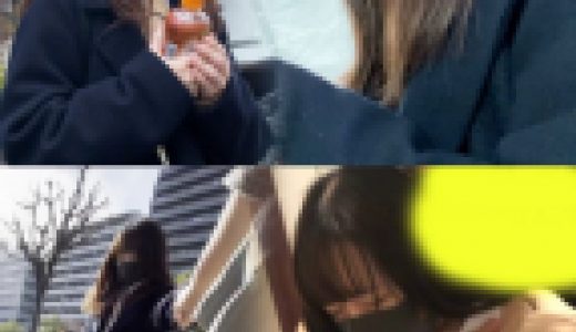 【バス痴漢→承諾③】青チェ・制服女子パンチラ→胸揉み！バスから降ろしてトイレ連れ込み指マン+イラマ+立ちバック中だし?
