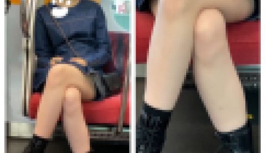 脚を組む美人お姉さんの対面エロ過ぎる生足美脚303