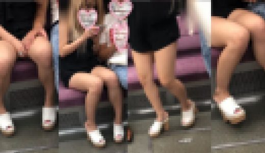 スベスベな黒ギャルの太もも