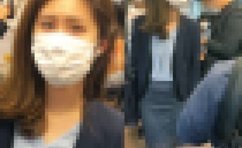 スタイル抜群の美人OLさんを近距離から堂々と撮影（其の二）