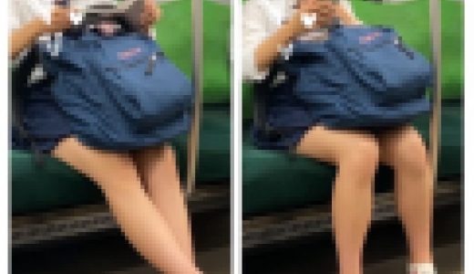JK風制服S級美女の対面エロ過ぎるミニスカ生脚160