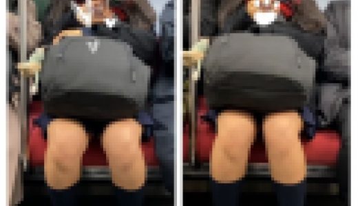 JK風制服美女の対面エロ過ぎるミニスカ生脚181