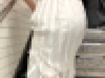 【真夏の透け尻】透け透けのエロスカートが眩しい。エロスカートの中は花園【524】