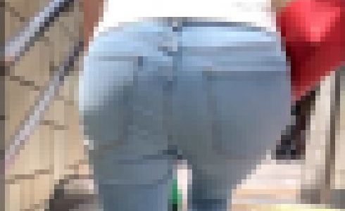 【2名・尻エロッ…美脚スキニーデニムは興奮する】