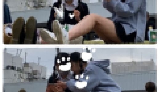 JK風私服美女の対面エロ過ぎるミニスカ生脚186