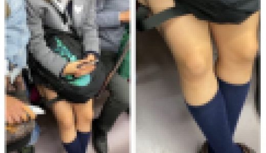 JK風制服美女のエロ過ぎるミニスカ生脚187　真上編