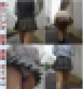 超ミニスカJK　追跡　痴漢　セット３