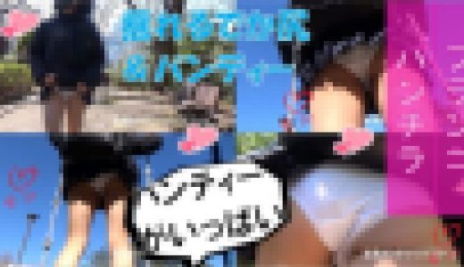 【高画質】【超絶優しい系リフレ嬢】春の野外お散歩パンチラ・パンモロ露出しちゃいます③