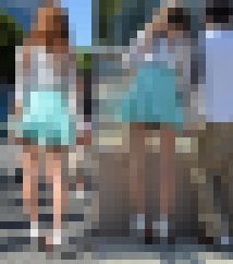 私服ミニスカ女子4