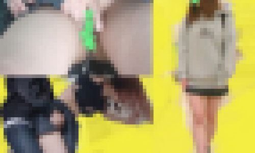 【粘着痴漢】生意気そうな巨乳JKを電車で潮吹き！人気のないビルに連れ込みイラマチオ＆バックから生ハメ中出し！