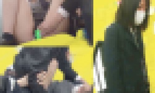 【粘着痴漢】バス内でJKにM字開脚ローター攻め＆フェラ！トイレに連れ込みイラマ＆正常位生ハメ+種付！