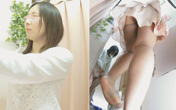 クリーム追加よーし…　　乳首に照準、攻撃開始！！　　僕のお店の試着室315